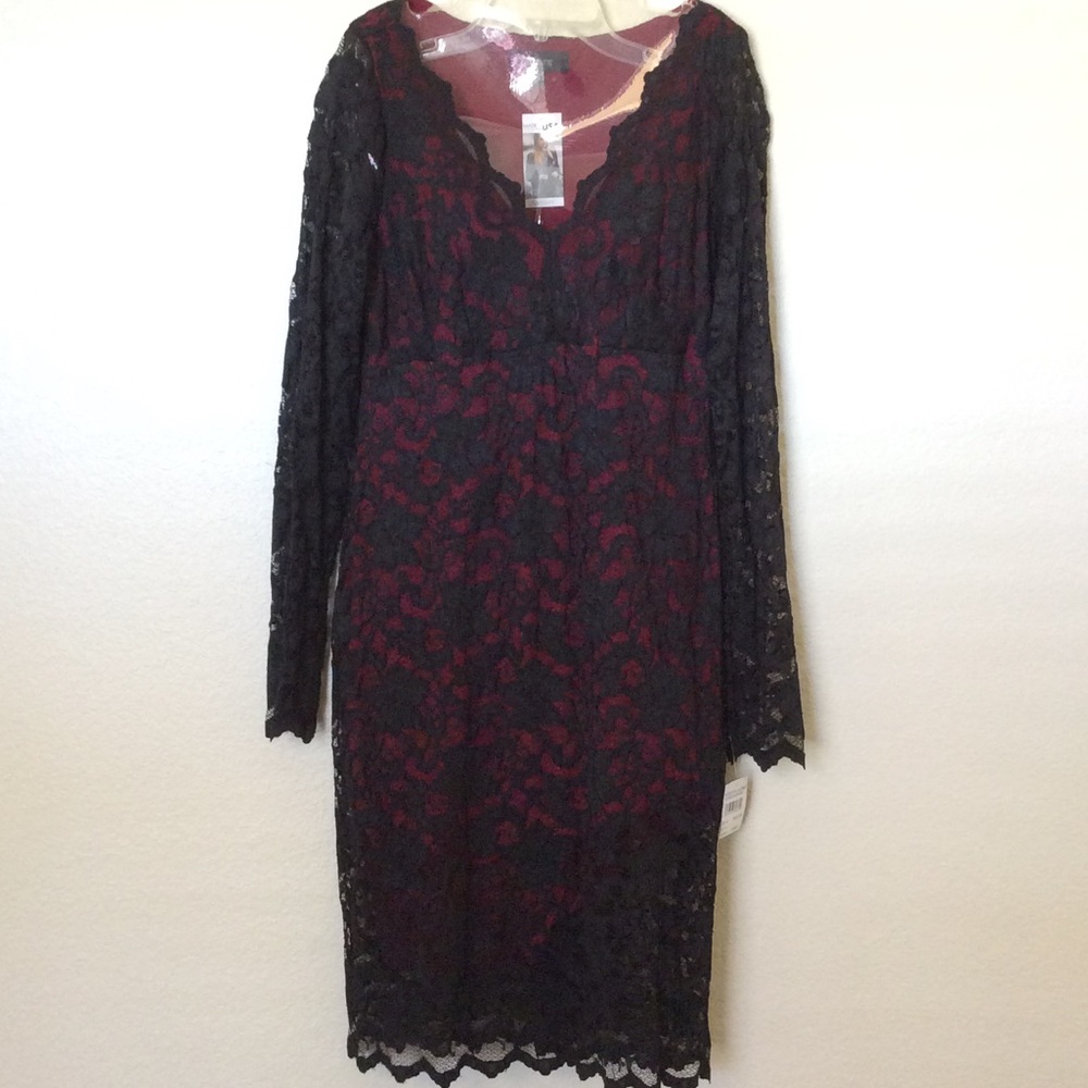 Karen Kane Black Lace Dress NWT Size XL, but it’s size L